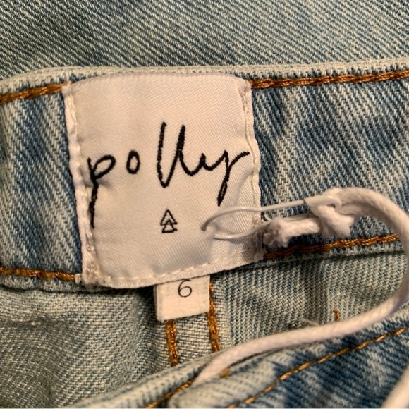 NWT Princess Polly Erissa Knee Rip Jeans - Picture 10 of 11